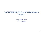 CSE115/ENGR160 Discrete Mathematics 01/25/11