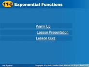 Exponential Functions
