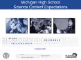 Michigan High School Science Content Expectations PowerPoint PPT Presentation