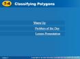 Classifying Polygons PowerPoint PPT Presentation