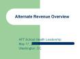 Alternate Revenue Overview PowerPoint PPT Presentation