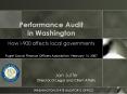 Performance Audit in Washington PowerPoint PPT Presentation