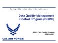 Data Quality Management Control Program (DQMC) PowerPoint PPT Presentation