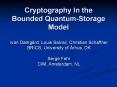 Cryptography In the Bounded Quantum-Storage Model PowerPoint PPT Presentation