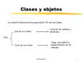 Clases y objetos PowerPoint PPT Presentation