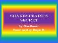 Shakespeare PowerPoint PPT Presentation