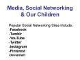 Media, Social Networking PowerPoint PPT Presentation