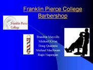 Franklin Pierce College Barbershop