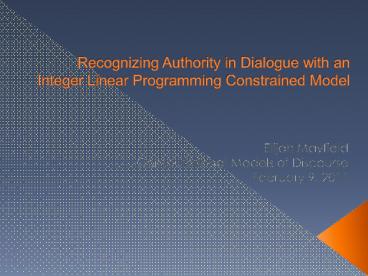 presentation player overlay