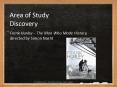 Area of Study Discovery PowerPoint PPT Presentation