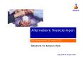 Alternatieve financieringen PowerPoint PPT Presentation
