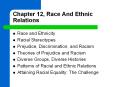 Chapter 12, Race And Ethnic Relations PowerPoint PPT Presentation