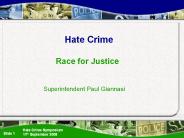 Hate Crime Symposium