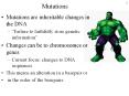 Mutations PowerPoint PPT Presentation