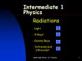 Intermediate 1 Physics PowerPoint PPT Presentation