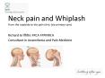 Neck pain and Whiplash From the roadside to the pain clinic (via primary care) PowerPoint PPT Presentation
