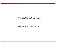 IDE and SCSI Devices
