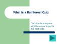 What is a Rainforest Quiz PowerPoint PPT Presentation