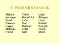 21 PRIBUMI SARAWAK PowerPoint PPT Presentation