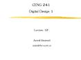 CENG 241 Digital Design 1  Lecture 12 PowerPoint PPT Presentation
