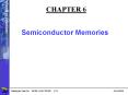 Semiconductor Memories PowerPoint PPT Presentation