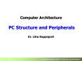 Computer Architecture  PC Structure and Peripherals PowerPoint PPT Presentation