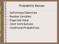 Probability Review PowerPoint PPT Presentation