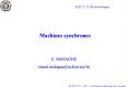 Machines synchrones PowerPoint PPT Presentation
