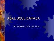 ASAL USUL BAHASA