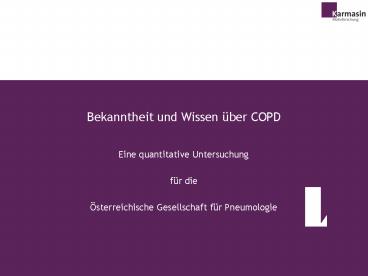 Bekanntheit und Wissen 