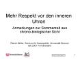 Mehr Respekt vor den inneren Uhren PowerPoint PPT Presentation