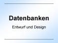 Datenbanken PowerPoint PPT Presentation