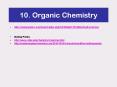 10. Organic Chemistry PowerPoint PPT Presentation