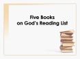 Five Books on God PowerPoint PPT Presentation