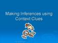 Making Inferences using Context Clues PowerPoint PPT Presentation