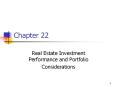 Real Estate Investment Performance and Portfolio PowerPoint PPT Presentation