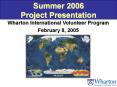 Summer 2006 Project Presentation PowerPoint PPT Presentation