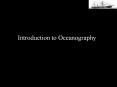 Introduction to Oceanography PowerPoint PPT Presentation