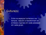 Cultura(s)