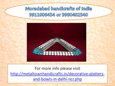 Moradabad handicrafts india