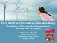Early Childhood Education for Sustainability: PowerPoint PPT Presentation