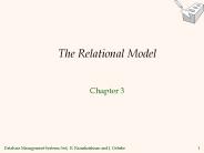 The Relational Model