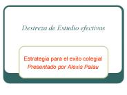 Destreza de Estudio efectivas