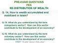 PRE-EXAM QUESTIONS PES RE-DISTRIBUTION OF WEALTH PowerPoint PPT Presentation