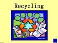 Recycling PowerPoint PPT Presentation
