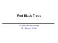 Red-Black Trees PowerPoint PPT Presentation