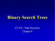 Binary Search Trees