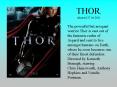 THOR, released 27.04.2011 PowerPoint PPT Presentation
