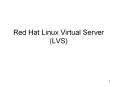Red Hat Linux Virtual Server (LVS) PowerPoint PPT Presentation