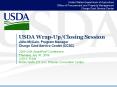 USDA Wrap-Up/Closing Session John McCain, Program Manager Charge Card Service Center (CCSC) PowerPoint PPT Presentation
